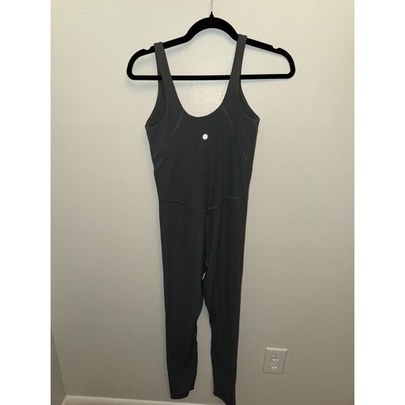 Lululemon Align Ribbed Bodysuit 25" Green Dark Forest size 6 Sleeveless - Picture 5 of 7